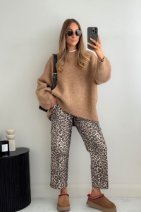 Discover stylish ways to wear leopard print outfit ideas ranging from cozy layers to bold contrasts. Elevate your wardrobe with these versatile looks, leopard print pants, leopard print, leopard print outfit, leopard print fashion, leopard print looks, leopard print style, leopard print outfit ideas, leopard prints fashion, leopard print trousers outfit, leopard print for plus size, petit outfits, leopard print jackets, leopard print shoes, leopard print winter outfits, leopard print scarf.