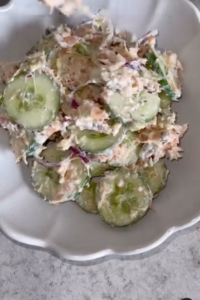 Explore 15 viral cucumber salad recipes packed with fresh flavors, from creamy avocado and yogurt combos to spicy Korean and smoked salmon bowls. Perfect for any meal cucumber salad, cucumber, cucumber recipes, cucumber tomato salad, cucumbers, salad, salmon salad recipes, salmon salad recipe, salad recipes, salad recipe, salads, viral, viral food recipes, salmon, recipes, salmon recipe, salmon dinner ideas, food, dinner ideas, dinner recipes for family, dinner ideas easy, vegetarian recipes