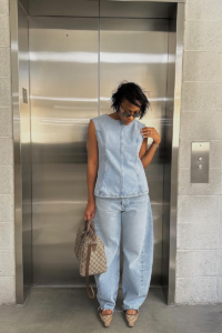 Discover 18 stylish denim outfit ideas for all seasons and occasions, featuring trendy looks like denim-on-denim, oversized jackets, and chic accessories. Perfect for casual and chic styling inspiration. denim, denim jeans outfit, denims, denim jeans, denim shorts, denim shorts outfit, denim pants outfit, denim jeans outfits, denim jean outfit, denims jeans outfit, denim jean outfits, denim skirt outfit, denim dress, denim shorts outfit summer, denim skirts, denim recycle, denim short, denime